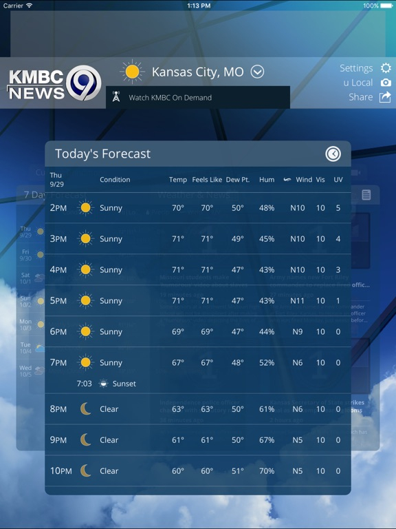 App Shopper: First Alert Weather - Kmbc 9 (Weather) à Kmbc Radar 