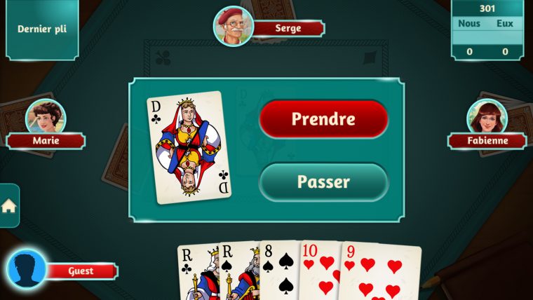 Belote Coinche & Belote Android 1620 (Test, Photos) encequiconcerne Jeux Domino Gratuit Contre Ordinateur