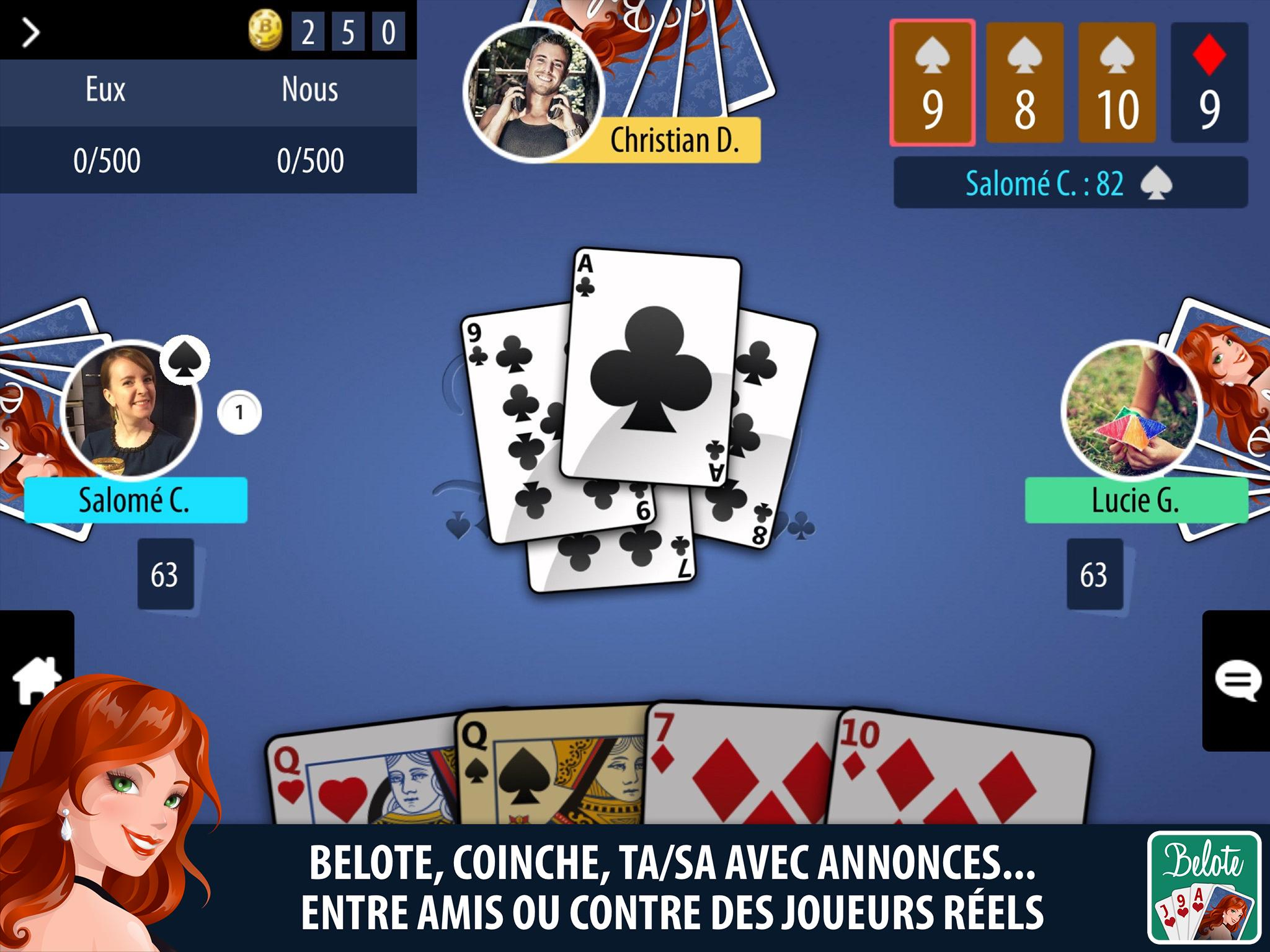 Belote Pour Android - Téléchargez L'Apk avec Telecharger Jeux De Belote