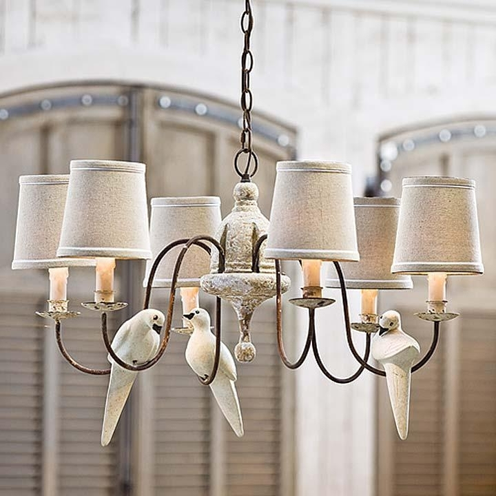 Best 10+ Of Small Shabby Chic Chandelier destiné Shabby Chic Chandeliers 