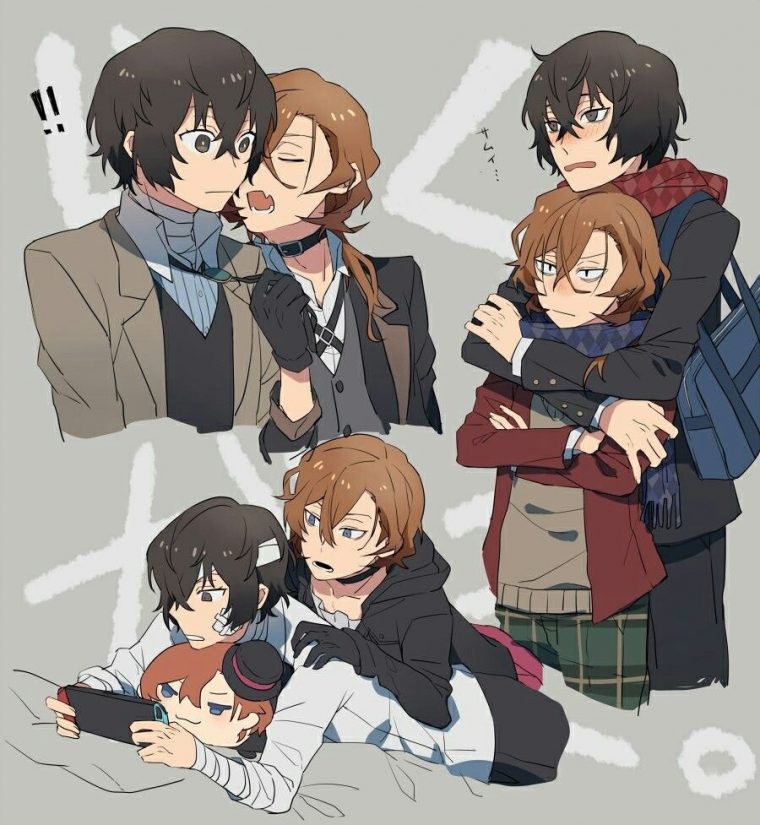 Bungou Stray Dogs  Chuya Nakahara  Osamu Dazai  Stray tout Dazai X Chuuya