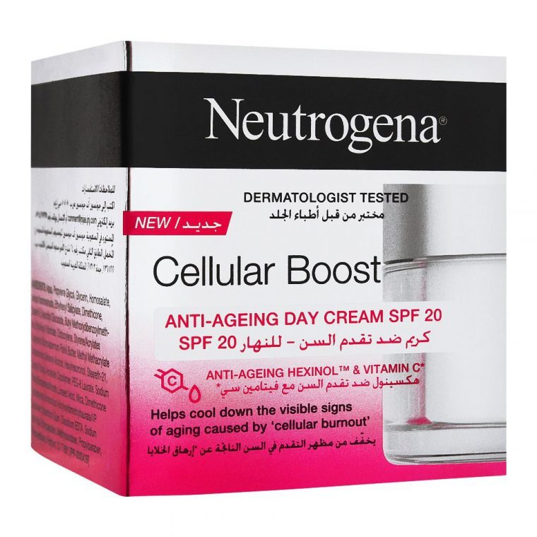 Buy Neutrogena Cellular Boost Anti-Ageing Day Cream, Spf tout Neutrogena Body Lotion Boots