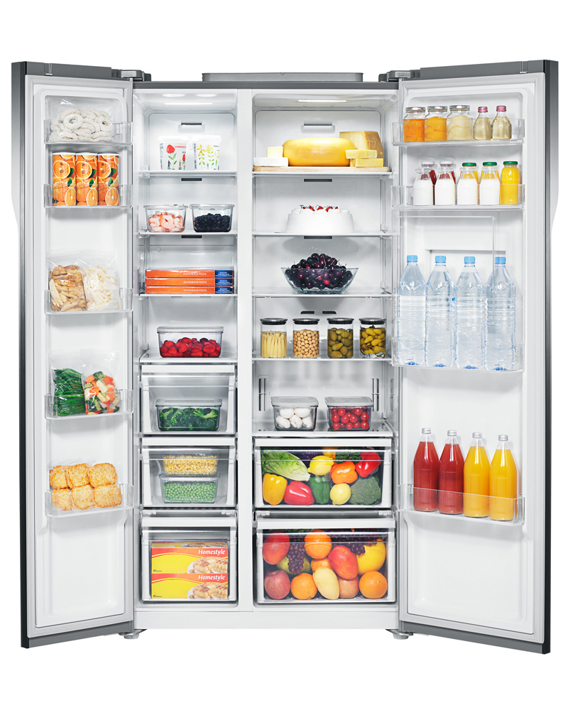Buy Samsung 590 L Side By Side Refrigerator Rs554Nrua1J pour Samsung Side By Side Refrigerator 