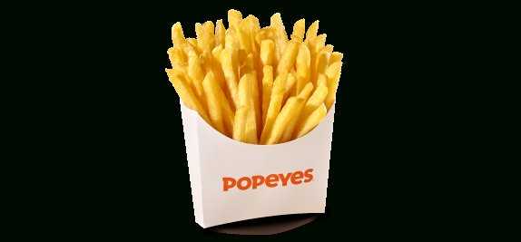 Cage Fries (Patates Kızartması) 6,50 intérieur Popchicken Menü 