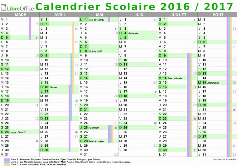 Calendrier 2016 Vierge Excel – Ti Bank avec Calendrier Excel 2017