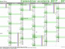 Calendrier 2017-2018 À Imprimer : Jours Fériés - Vacances concernant Calendrier Excel 2017