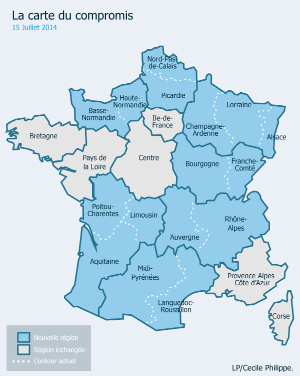 Carte De France Avec Les Régions : L Agence De serapportantà Plan Des Régions De France 