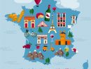 Carte De La France Avec Les Repères  Vecteur Gratuite tout Carte France Vector