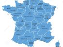 Carte De Vecteur Des Frances Avec Les Provinces Et Le avec Carte France Vecteur