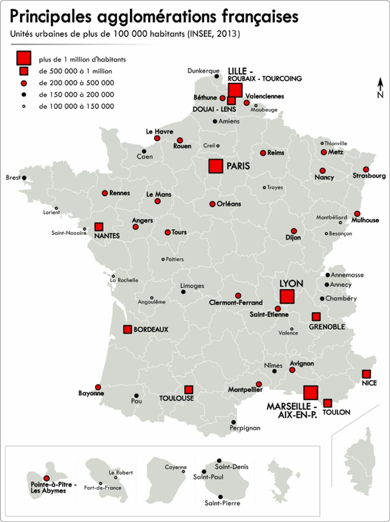 Carte Des Villes - Arts Et Voyages destiné Carte De France Avec Nom Des Villes 