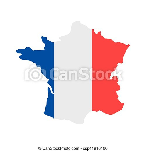 Carte, France, Isolé, Icône. Carte, Isolé, Illustration tout Carte France Vecteur 