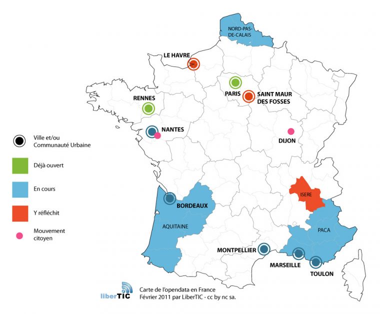 Carte Opendata-France  Liste Des Villes, Conseils pour Carte De France Avec Nom Des Villes