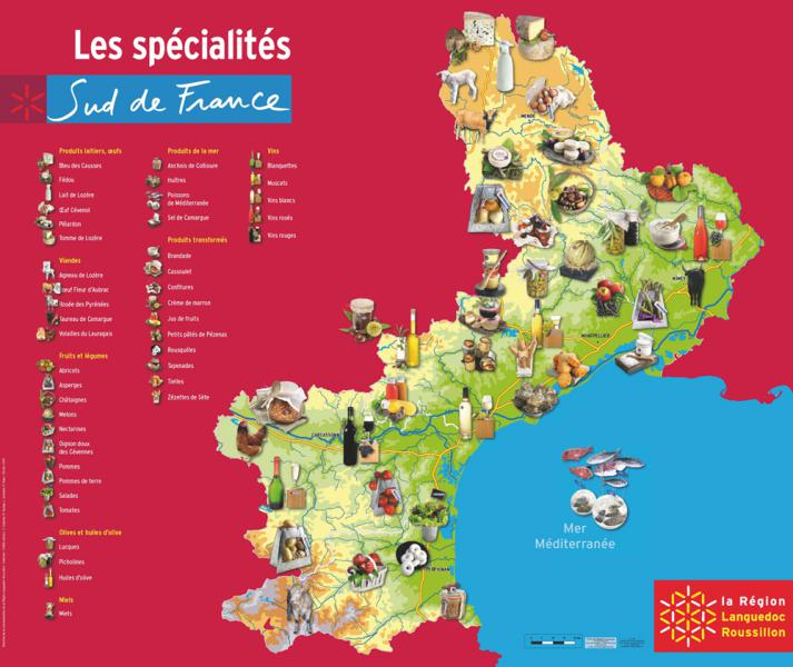 Carte Touristique France Sud » Vacances - Guide Voyage tout Carte Sud Est De France 