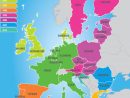 Carte Ue - Arts Et Voyages dedans Capitale Des Pays Européens