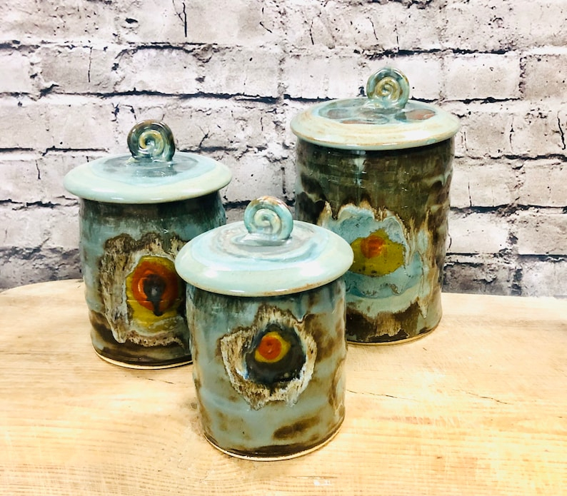 Ceramic Kitchen Canisters: Storage Jars . Sugar Jar à Ceramic Kitchen Canisters 