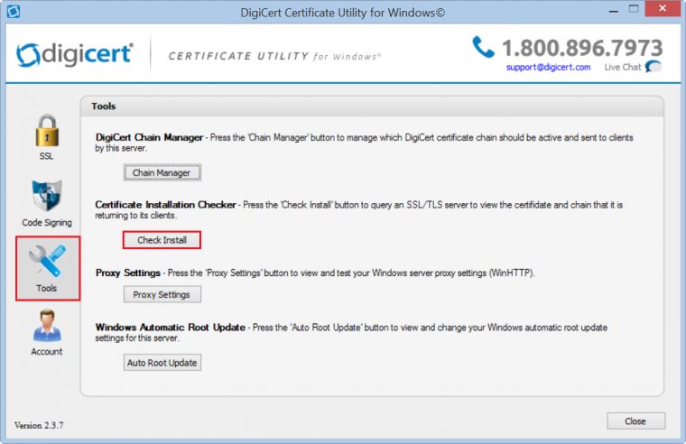 Checking Certificate Installation With The Digicert Utility dedans Digicert Ssl