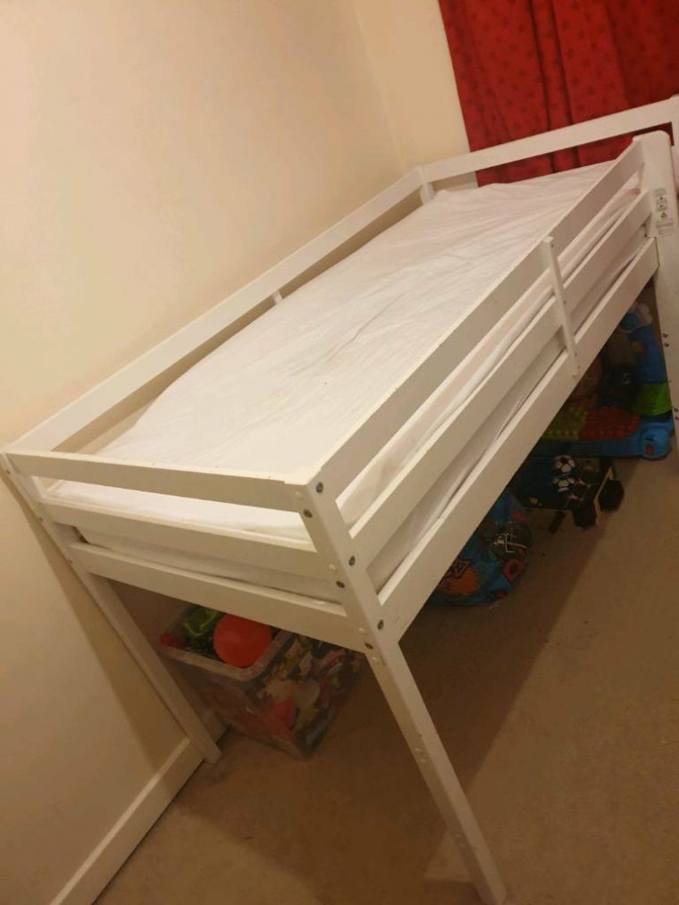 Childrens High Rise Bed Wooden  In Ramsgate, Kent  Gumtree serapportantà Headboards Ramsgate