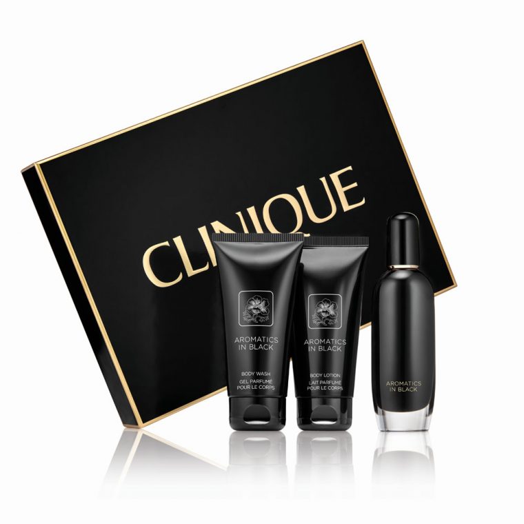 Clinique Aromatics In Black Essentials Set  Jarrold, Norwich pour Clinique Aromatics Gift Set