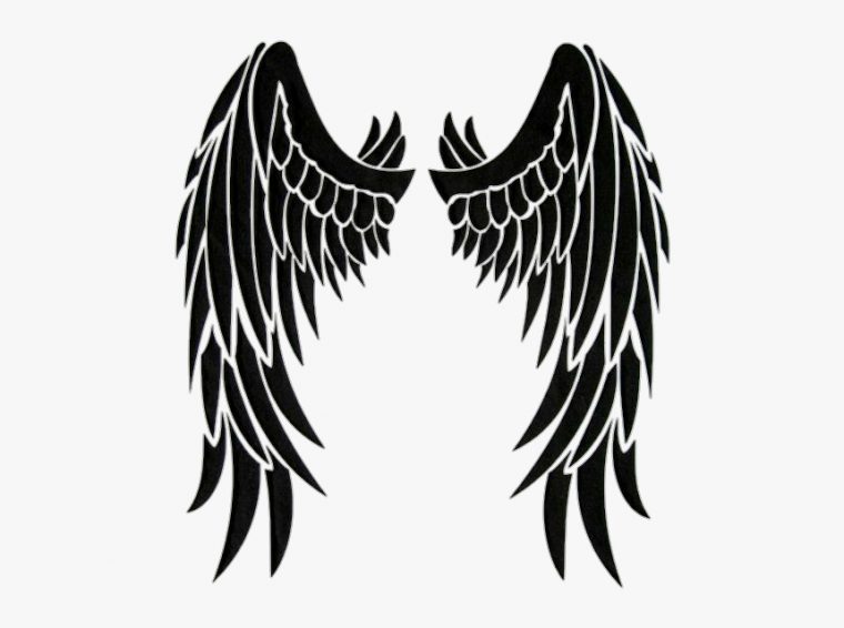 Clip Art Asas-Negras – Vector Angel Wings Png, Transparent avec Wing Clipart