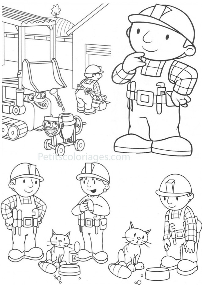 Coloriage Chantier Gratuit À Imprimer dedans Images Gratuites À Colorier Et Imprimer 