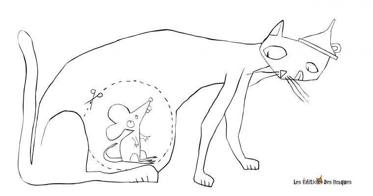 Coloriage : Chat intérieur Chat Dessin Coloriage