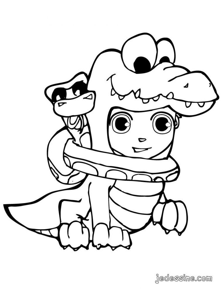 Coloriage Crocodile A Imprimer Gratuit – Gratuit Coloriage pour Crocodile A Imprimer