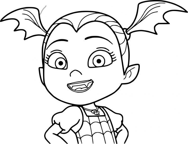 Coloriage Du Dessin Animé Vampirina À Imprimer Et Colorier à Dessins A Colorier Et Imprimer