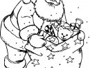 Coloriage Du Père Noël Avec Les Cadeaux À Imprimer Sur destiné Pere Noel A Colorier Et Imprimer