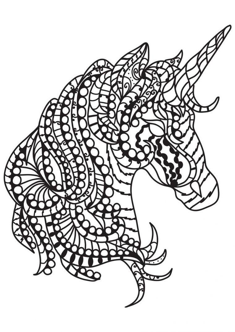 Coloriage Licorne – Coloriages Gratuits À Imprimer dedans Dessin A Imprimer