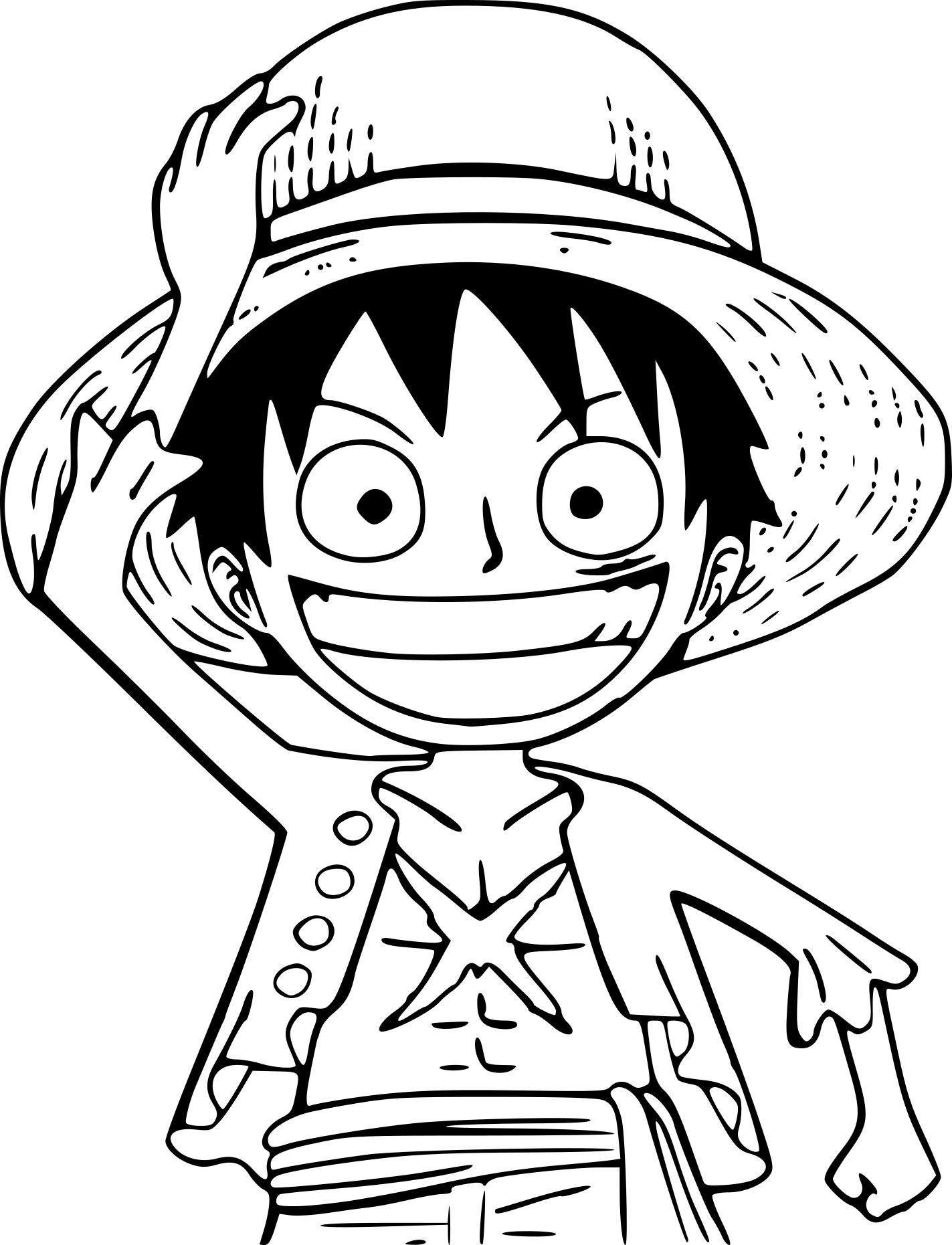 Coloriage Petit One Piece À Imprimer avec Dessin A Imprimer