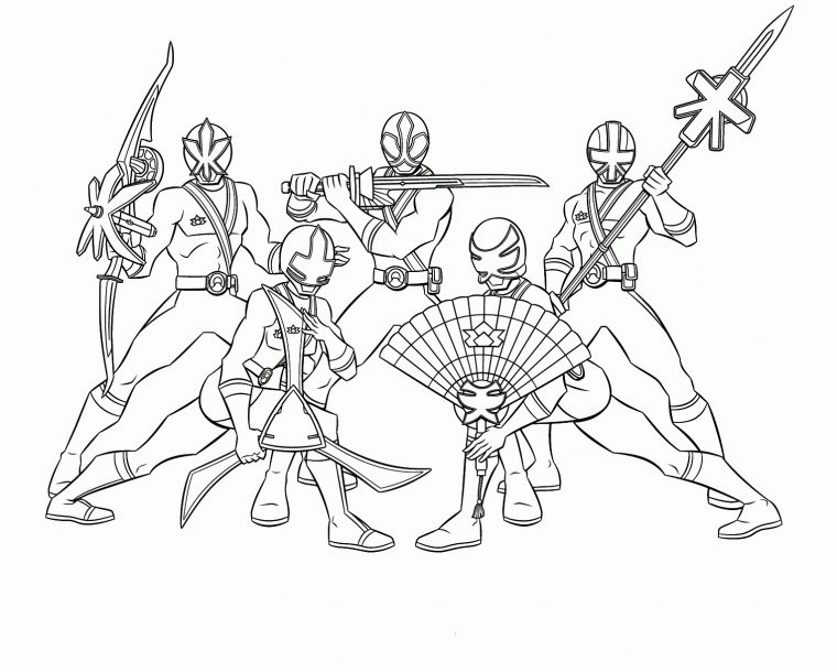 Coloring Pages Of Power Rangers Jungle Fury – Coloring Home concernant Power Rangers Coloring Pages