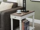 Convenience Concepts French Country No Tools Chairside tout White French Country End Tables