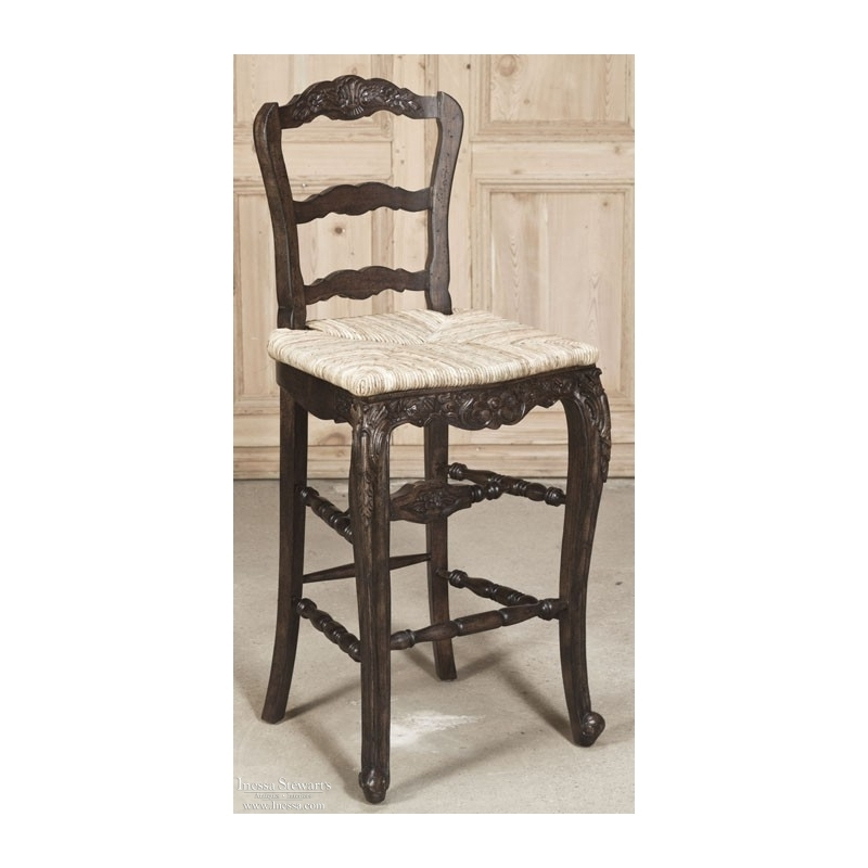 Country French Bar Stool Inessa Stewart39S Antiques For à Country French Counter Stools