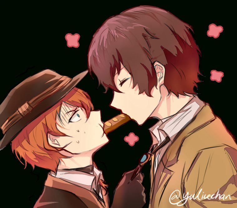 Пин От Пользователя Foksrop На Доске Bungo Stray Dogs encequiconcerne Dazai X Chuuya