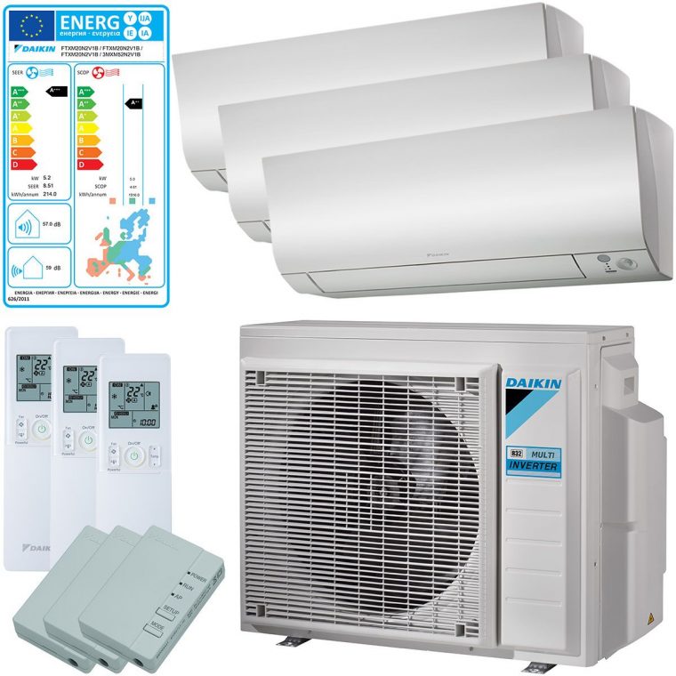 Daikin Perfera Ftxm20N Klimaanlagenpaket Multi-Split 3 X 2 à Climatisation Multisplit Daikin