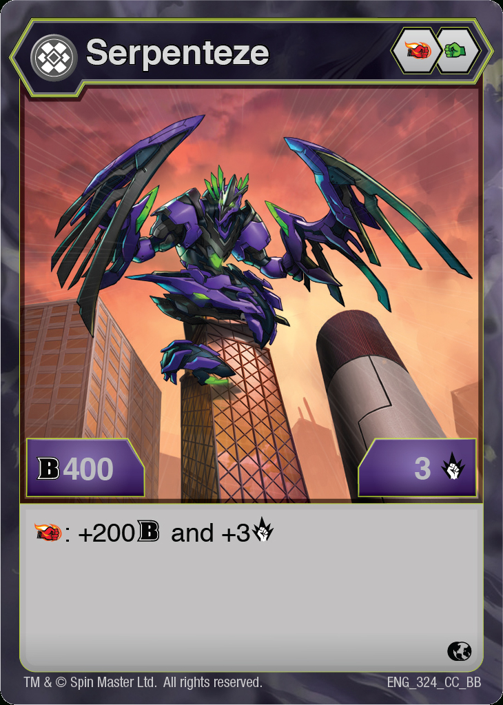 Darkus Serpenteze (Battle Brawlers) - The Bakugan Wiki dedans Bakugan Darkus