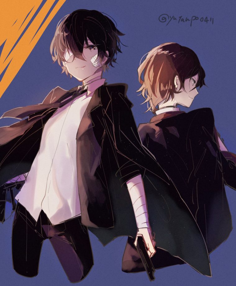 Dazai X Chuuya  Бешеные Псы, Персы, Милые Ребята Аниме serapportantà Dazai X Chuuya