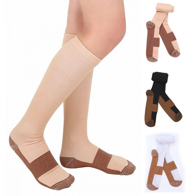 Deago Copper Infused Performance Compression Socks Below avec Walmart Compression Stockings