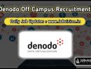 Denodo Technologies Off Campus Drive 2021  Internal à Denodo Jobs