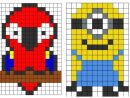 Dessin Pixel Pere Noel - Les Dessins Et Coloriage concernant Dessin A Imprimer Pixel