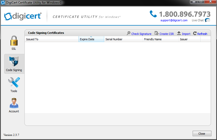 Digicert Certificate Utility For Windows Latest Version avec Digicert Code Signing