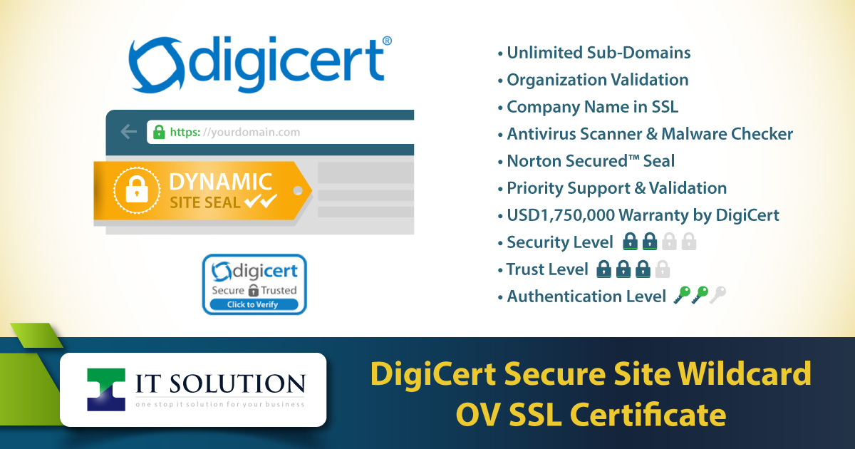 Digicert Secure Site Wildcard Ov Ssl Certificate - It avec Digicert Ssl