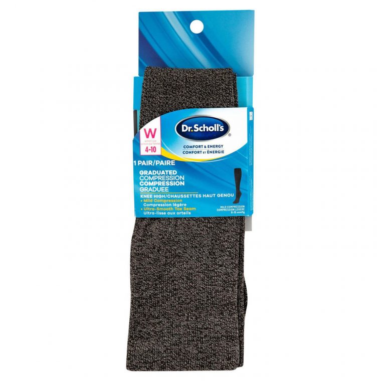 Dr.scholl'S Knee High Graduated Compression Socks – 1 Pair intérieur Compression Socks Walmart