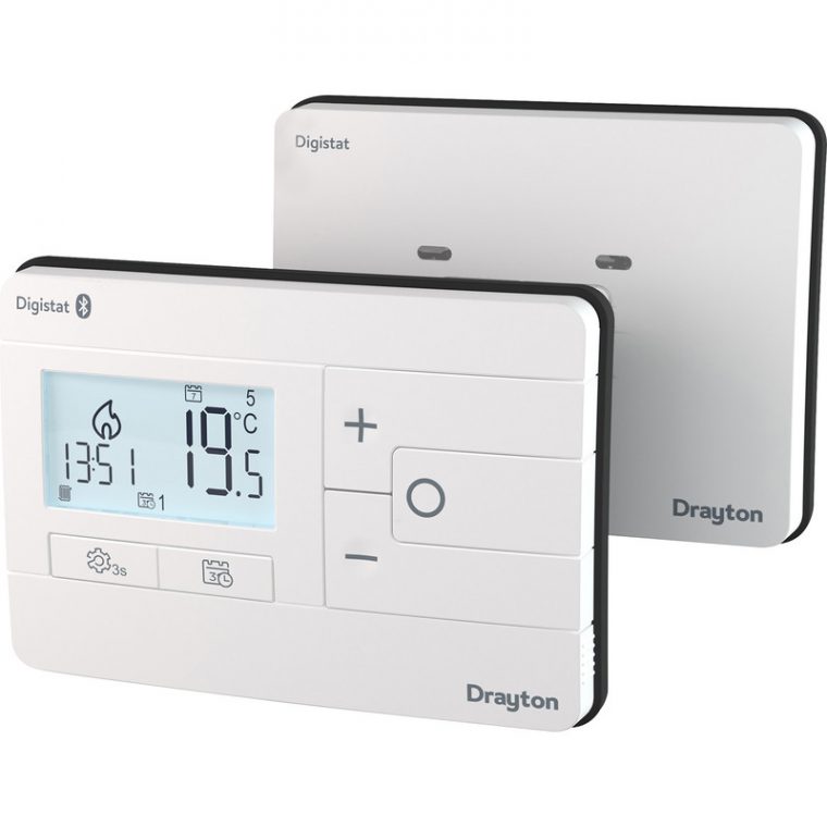 Drayton Digistat Programmable Room Thermostat Dual Channel à Drayton Digistat