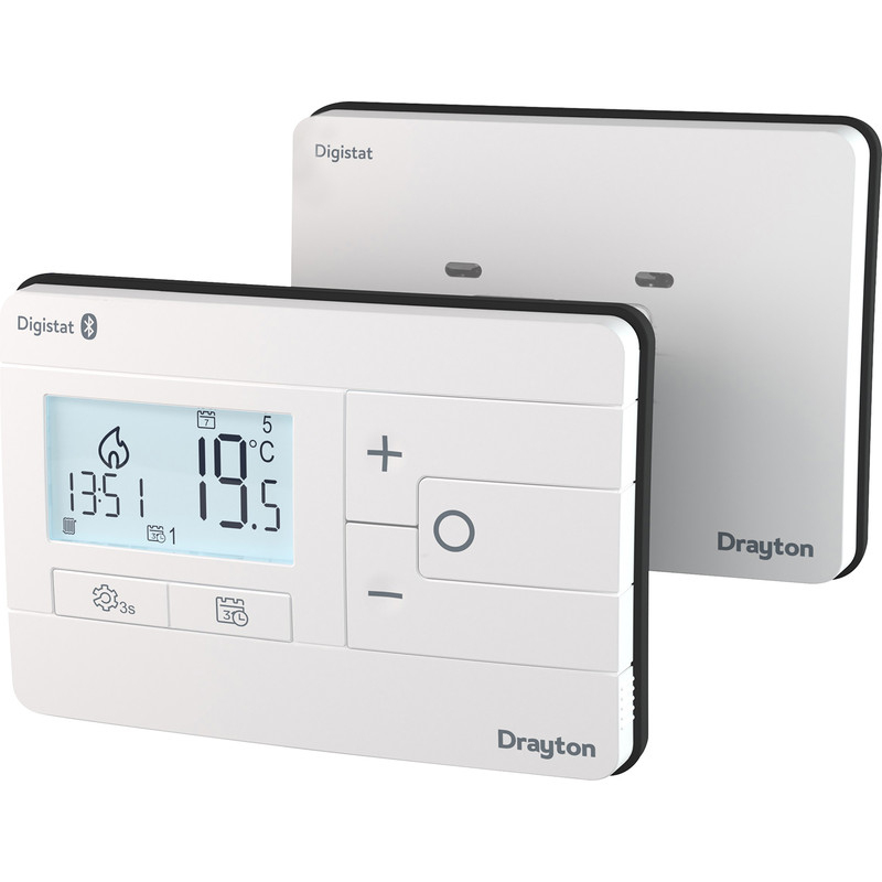 Drayton Digistat Programmable Room Thermostat Dual Channel à Drayton Digistat 