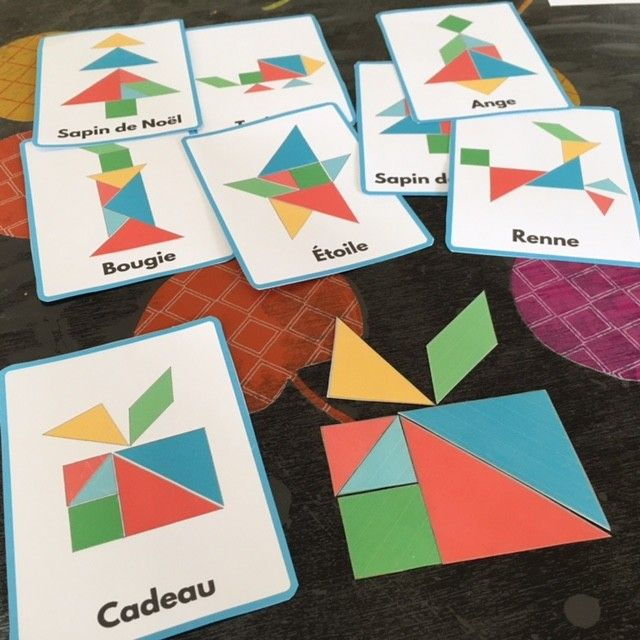 ?⛄️⭐️? Tangram De Noël Avec 14 Modèles À Imprimer  Jeux tout Tangram Maternelle À Imprimer 