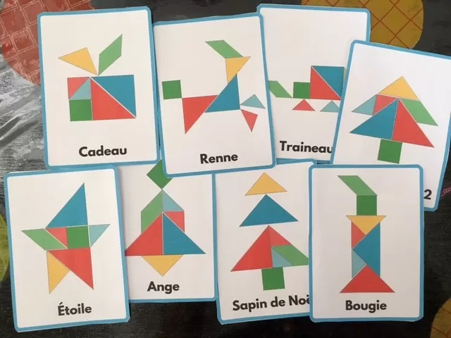 ?⛄️⭐️? Tangram De Noël Avec 14 Modèles À Imprimer serapportantà Tangram Maternelle À Imprimer 