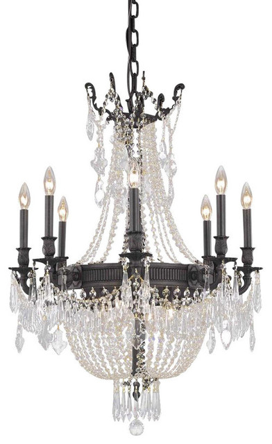 Elegant Esperanza 12-Light Dark Bronze Chandelier encequiconcerne Dark Bronze Chandeliers 