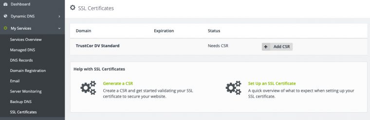 Enhanced Dynamic Dns With Trustcor Standard Dv Ssl dedans What Is Standard Ssl