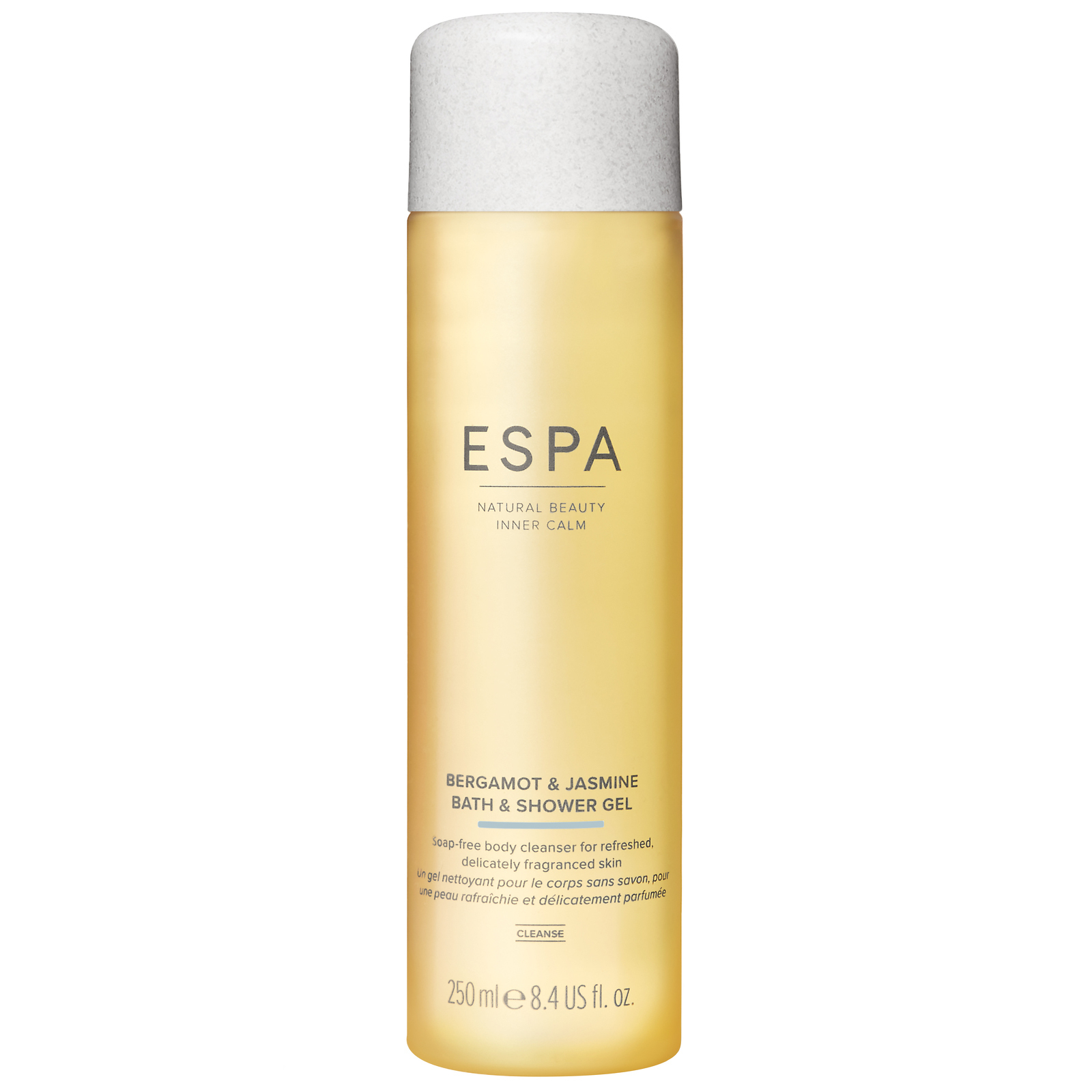 Espa Natural Body Cleansers Bergamot &amp;amp; Jasmine Bath destiné Espa Shower Gel 